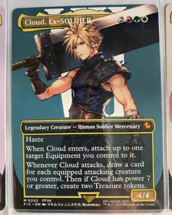 MTG Final Fantasy Borderless -Y'shtola-Cloud-Yuna-Tidus-Tifa-Terra-Celes-G'raha - Image 3