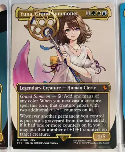 MTG Final Fantasy Borderless -Y'shtola-Cloud-Yuna-Tidus-Tifa-Terra-Celes-G'raha - Image 4