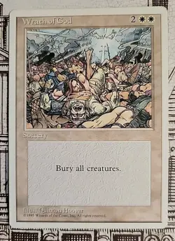 MTG Wrath of God x1 LP ~4th Edition (Magic the Gathering)*Free Shipping* - Image 1