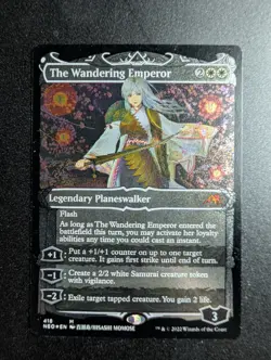 The Wandering Emperor (Showcase) (Foil Etched) - Kamigawa: Neon Dynasty (NEO) NM - Image 1
