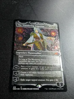 The Wandering Emperor (Showcase) (Foil Etched) - Kamigawa: Neon Dynasty (NEO) NM - Image 2