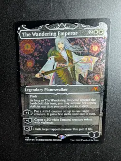 The Wandering Emperor (Showcase) (Foil Etched) - Kamigawa: Neon Dynasty (NEO) NM - Image 3