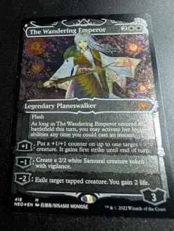 The Wandering Emperor (Showcase) (Foil Etched) - Kamigawa: Neon Dynasty (NEO) NM - Image 4