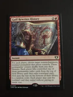 Guff Rewrites History Commander Masters Regular - Image 1