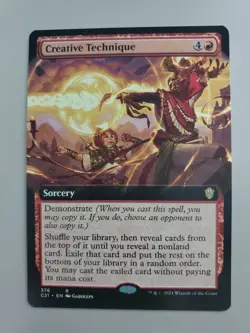 MTG Creative Technique Commander 2021 Extended Art Rare - Image 1