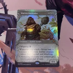 Warren Warleader Showcase Foil - Bloomburrow - Magic The Gathering MTG - Image 1