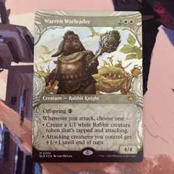 Warren Warleader Showcase Foil - Bloomburrow - Magic The Gathering MTG - Image 4