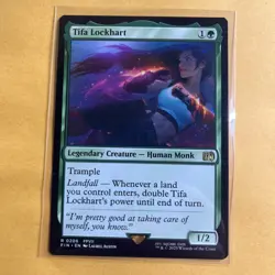 MTG Tifa Lockhart 206 Final Fantasy Magic the Gathering NM - Image 1