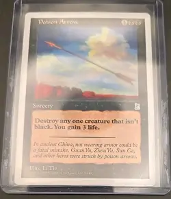 Poison Arrow Portal Three Kingdoms MTG Regular Lightly Played - Image 3