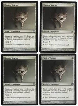 Mask of Avacyn x4 4x 2011 Innistrad PLAYSET Colorless Rare Artifact MTG NM AZ1 - Image 1