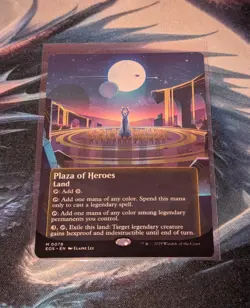 M.T.G Edge Of Eternities Plaza of Heroes Borderless Standard M/NM - Image 1