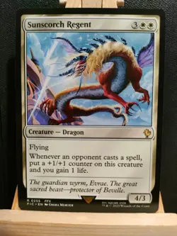 Sunscorch Regent - Final Fantasy Commander - Rare - NM (see pics) MTG - Image 1