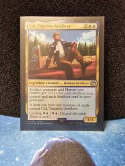 Final Fantasy MTG - Cid, Timeless Artificer #412 Foil (Discounted) - Image 1