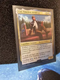Final Fantasy MTG - Cid, Timeless Artificer #412 Foil (Discounted) - Image 2