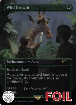 MTG Wild Growth (Rainbow) (7049) | NM Foil | Secret Lair {SLD} - Image 1