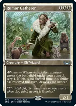 Rumor Gatherer 463 LP Normal Promo Pack: Streets of New Capenna MTG EN - Image 1