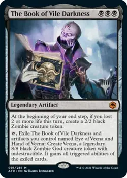 MTG The Book of Vile Darkness - Foil - Promo Pack, NM-Mint, English Promo Pack: - Image 1