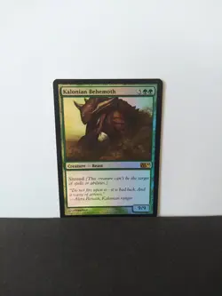 FOIL Kalonian Behemoth / Kalonischer Behemoth - MTG Magic - Image 1