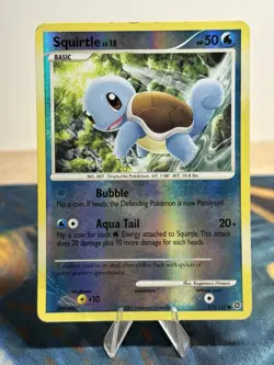 Squirtle 112/132 Diamond And Pearl DP Secret Wonders Reverse Holo Pokemon HP - Image 1