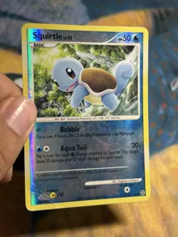 Squirtle 112/132 Diamond And Pearl DP Secret Wonders Reverse Holo Pokemon HP - Image 3