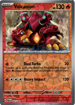NM Pokemon Paradox Rift Volcanion Reverse Holo 022 - Image 1