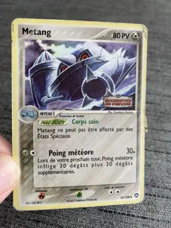 Carte Pokemon Metang 35/108 Reverse Stamp Ex Gardiens Du Pouvoir Francais Occasi - Image 3