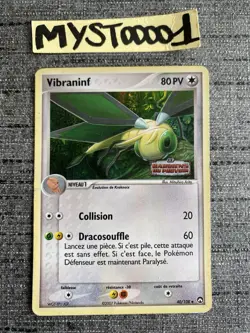 Carte Pokemon Vibraninf 40/108 Reverse Stamp Ex Gardiens Du Pouvoir Francais Occ - Image 1
