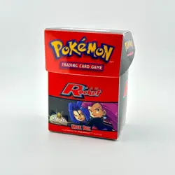 Pokemon TCG Team Rocket Deck Box Vintage 2000 Opened Unused - Image 1