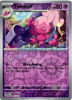 NM Pokemon Paradox Rift Tinkatuff Reverse Holo 084 - Image 1