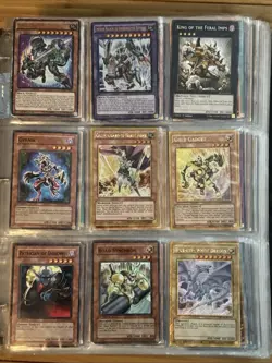 Yu-Gi-Oh! Trading Card Collection Binder Lot 1260 Cards Of 1996 1st Editions - Image 1