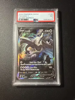 lugia silver tempest psa 7, 186/195 2022, Pokemon cards 100 percent authentic - Image 1