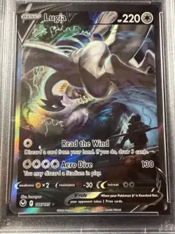 lugia silver tempest psa 7, 186/195 2022, Pokemon cards 100 percent authentic - Image 4