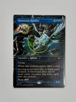 Magic the Gathering Quantum Riddler borderless near mint regular mythic card - Image 1