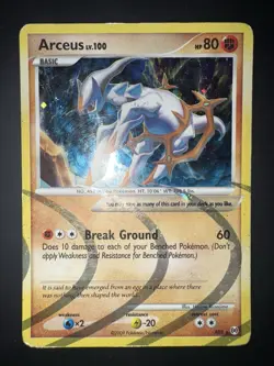 Pokemon TCG Arceus AR8 Ground Holo Rare Card - Image 1