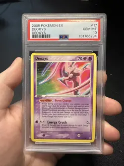 Deoxys 2005 Pokemon Ex Deoxys PSA 10 Graded Card Mint #17/107 - Image 1