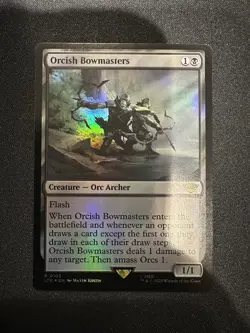Orcish Bowmasters Foil Card #103 the Lord of the Rings Magic: The Gathering - Image 1