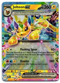 Jolteon EX 030/131 - Prismatic Evolutions Pokemon TCG 2025 Double Rare - NM Card - Image 1