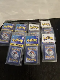 Pokemon Cards Lot 7 Pack of 10 Cards New Never Opened Booster Packs - Image 2