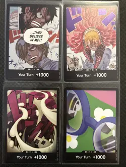 DON!! Cards Lot Op11 (Alternate Arts) A Fist of Divine Speed Foils - Image 1