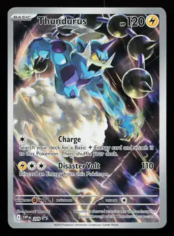 Thundurus 209 Illustration Rare Scarlet & Violet Promo Pokemon Card - Image 1