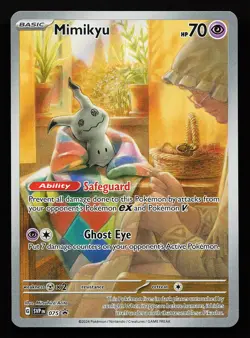 Mimikyu 075 Illustration Rare Scarlet & Violet Promo Pokemon Card - Image 1