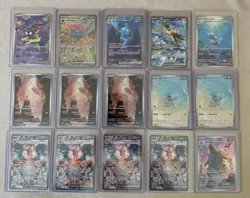15 Card Modern Pokemon TCG Card Lot All SIR And IR - Image 1