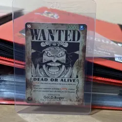 Gol D Roger OP09-118 SP Wanted Poster Manga OP13 One Piece Card English Carrying - Image 4