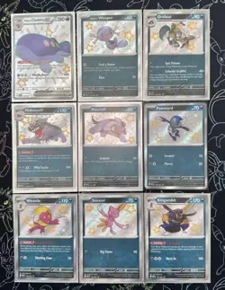 Pokemon Paldean Fates Lot of 9 Cards Shiny & Baby Shiny Holo Mint (English) TCG - Image 1