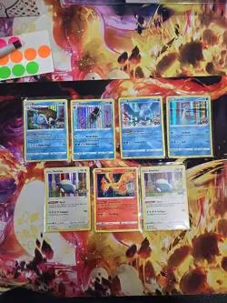Pokemon Card Lot (7) Cards Total - Image 1