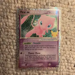 Mew ex 88/92 Celebrations 25th Anniversary Holo Rare Pokemon Card TCG - Image 1