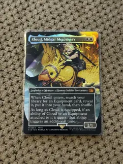 Cloud, Midgar Mercenary (Borderless) (Chocobo Track Foil) Final Fantasy Foil NM - Image 1