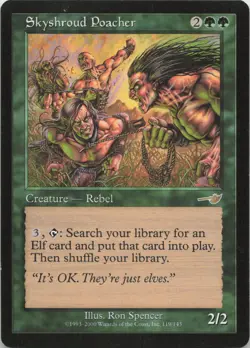 Skyshroud Poacher R Nemesis 119 - LP MTG - Image 1