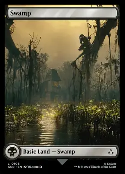 4 x Swamp (0106) - Universes Beyond: Assassin's Creed - Light Play - MTG - Image 1