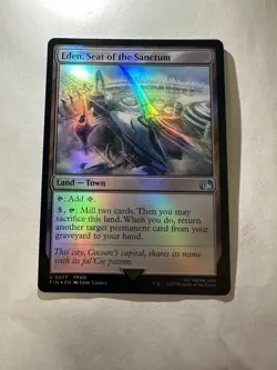 Eden, Seat of the Sanctum NM Final Fantasy Foil Magic The Gathering Mtg Land - Image 1